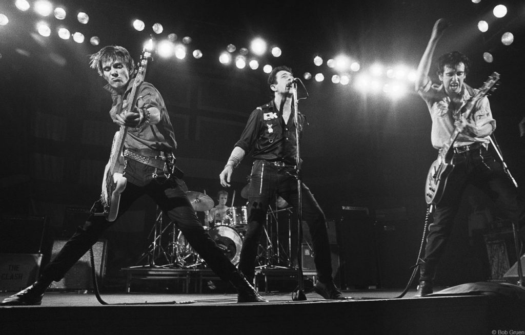 The Clash, Live in Boston (MA), 1979 - Photo Credits: Bob Gruen/ djdmac.com