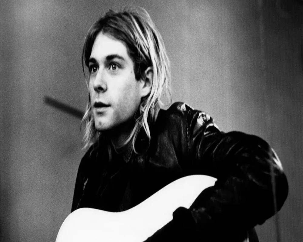 Kurt Cobain live.