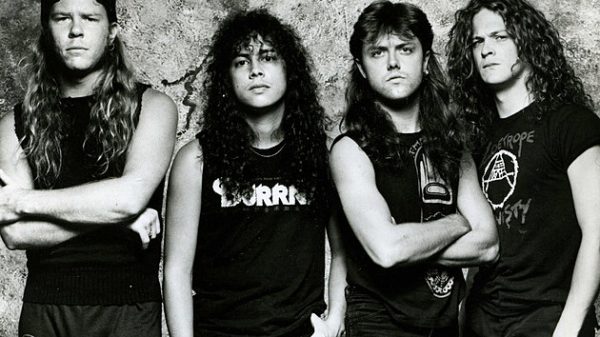 La band dei Metallica nel 1992