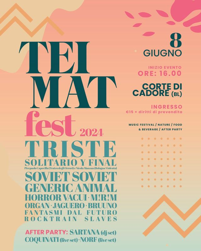 Locandina Teimat Fest