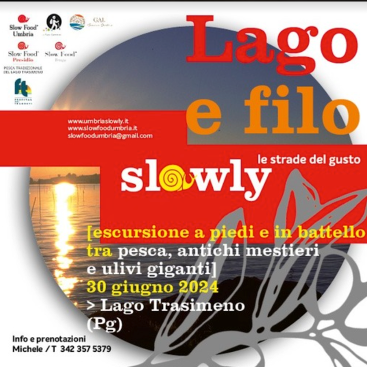 Locandina evento Trasimeno Slow Food Umbria