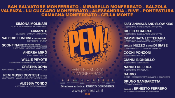 Locandina del PeM Festival 2024