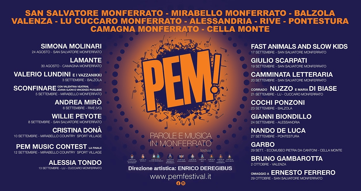 Locandina del PeM Festival 2024