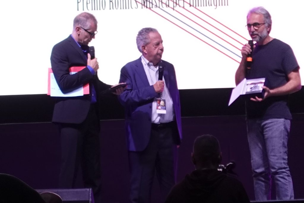 premiazioni al Musicomics nell'ambito del Romics