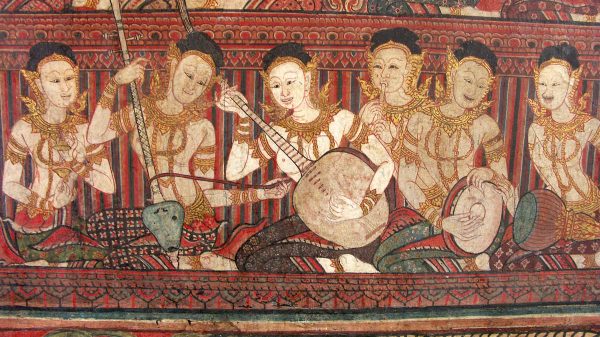 Old-style mahori ensemble. Bangkok, National Museum, Buddhaisawan Chapel (1795). Photo_ Zdravko Blažeković