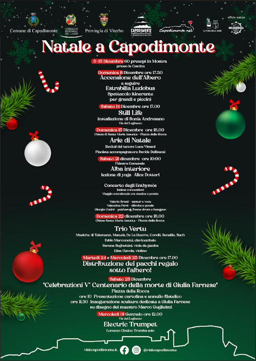 Programma del Natale a Capodimonte