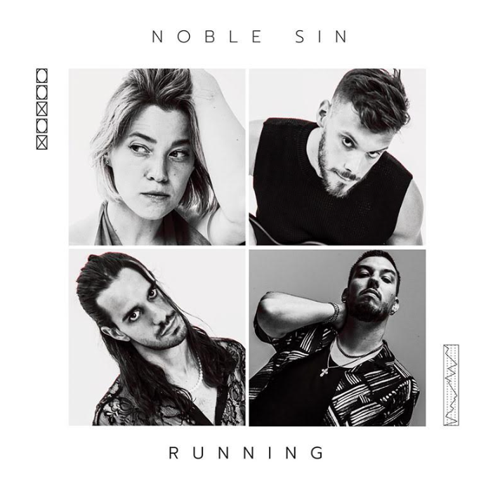 Copertina di Running il nuovo singolo dei Noble Sin