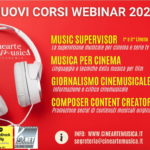 CineArteMusica locandina programma webinar